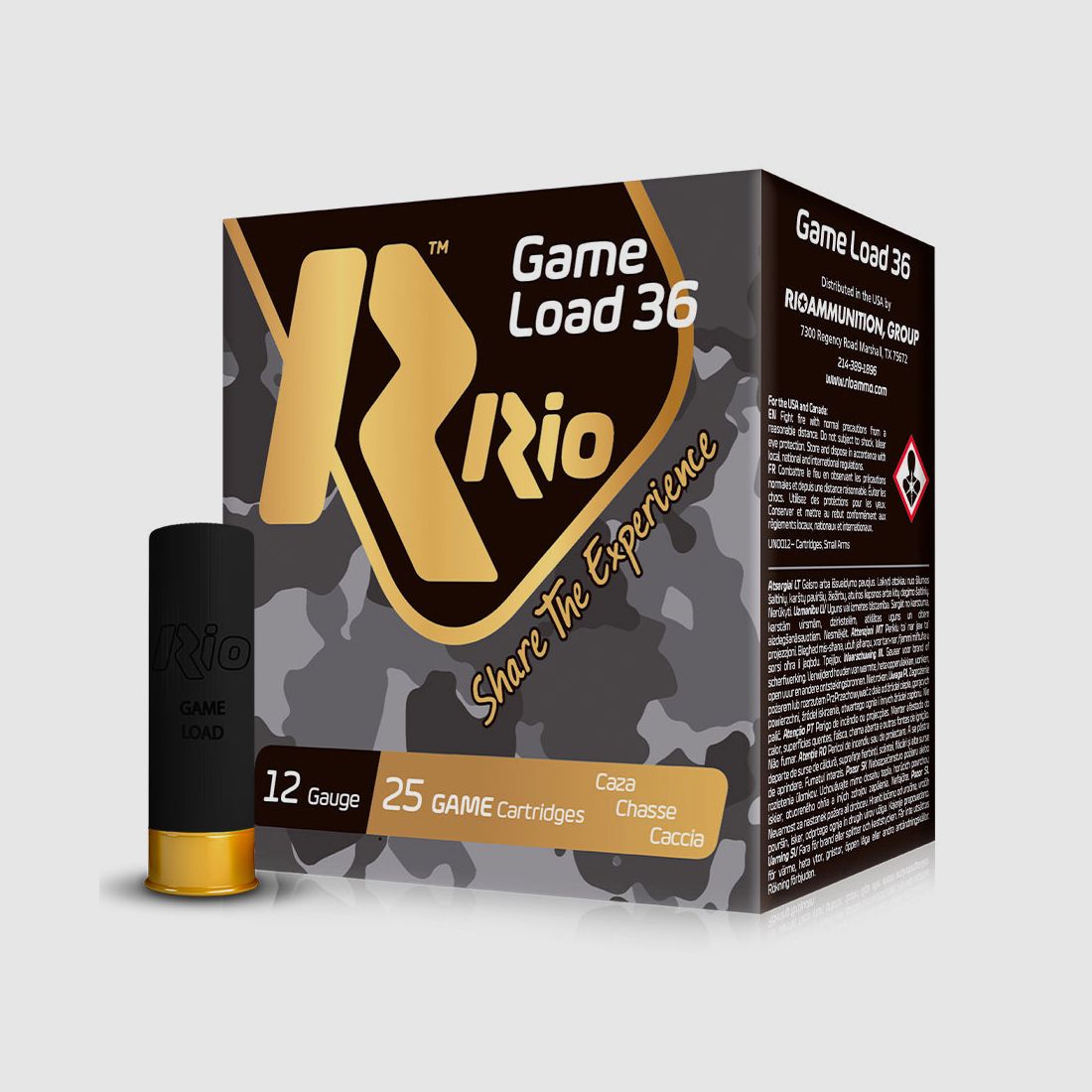 Jagdkartuschen RIO Game Load 36 Kaliber 12