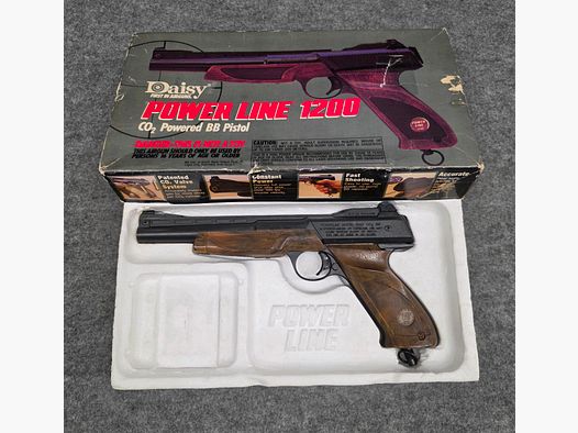Rarity Daisy Powerline Model 1200 Co2 pistol in original packaging