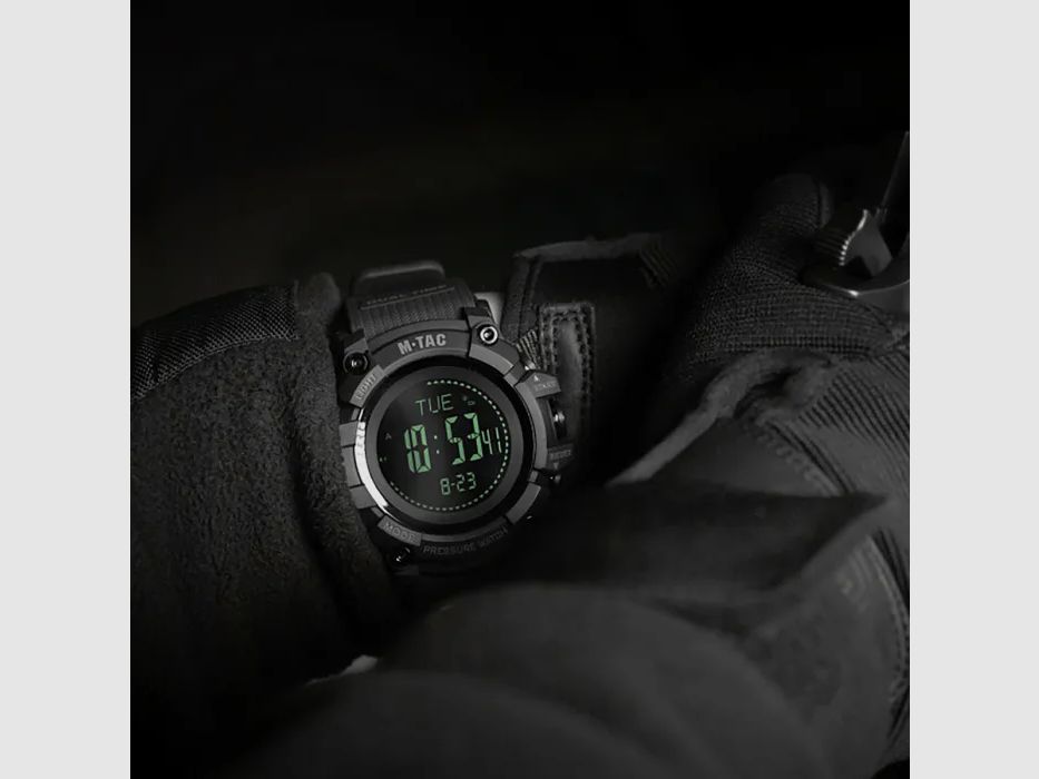 M-Tac® Taktische Uhr Adventure Schwarz
