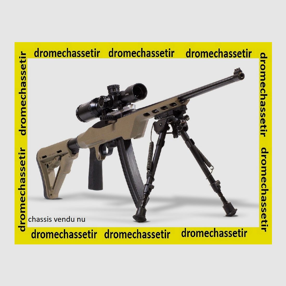 MDT LSS 22 Chassis for Ruger 10/22, FDE
