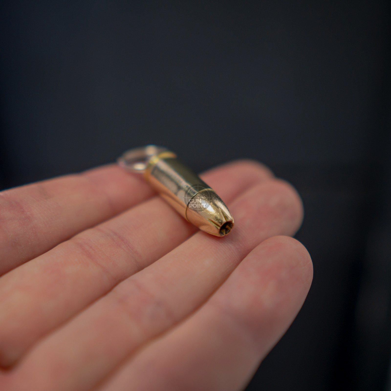 BULLET KEYCHAIN 9x19 Hohlspitz