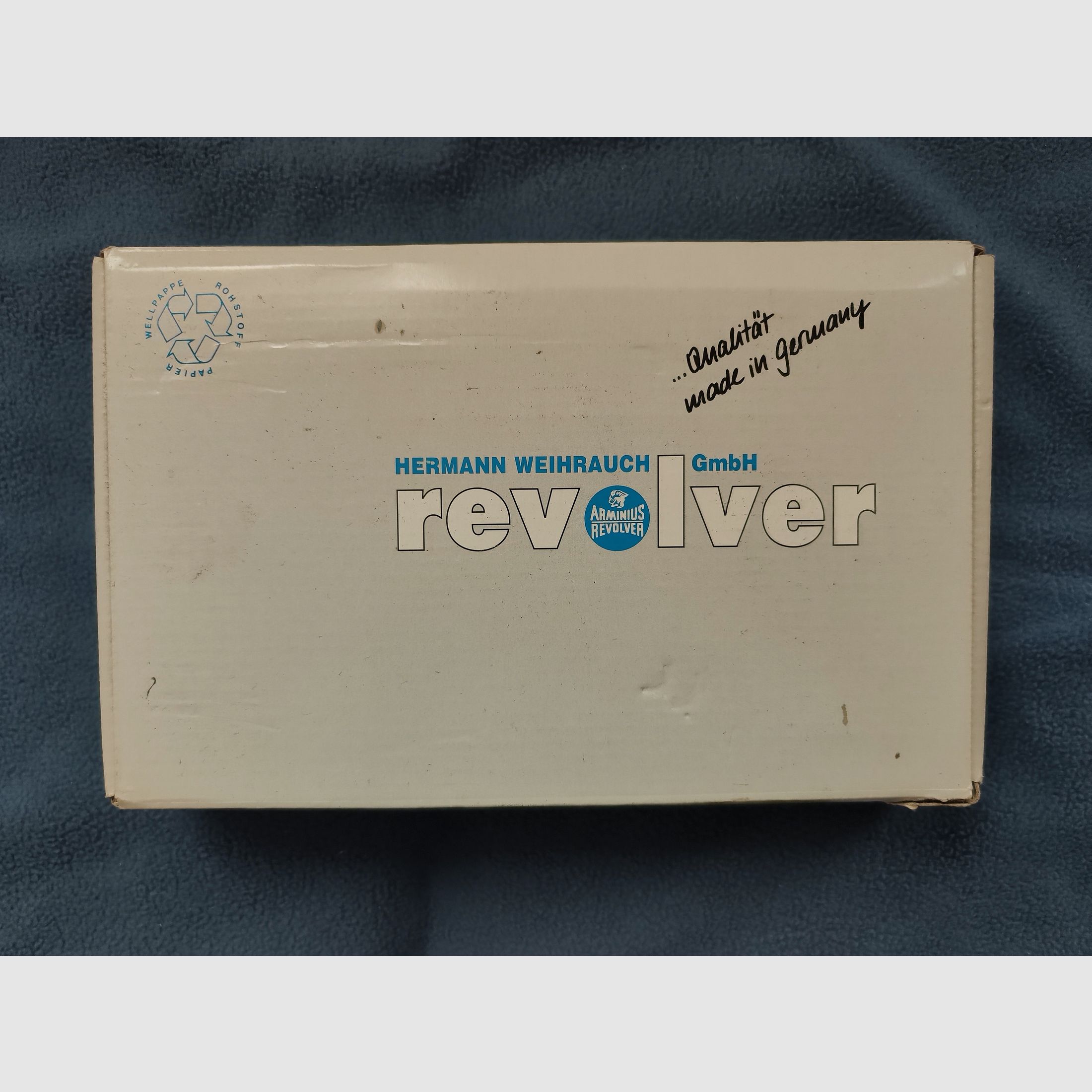 Weihrauch HW 94 Kal. 9 mm R Knall NC geblauwde Arminius Revolver Pistole