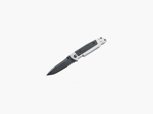 Couteau pliant Walther Q5 steel frame - black serrated