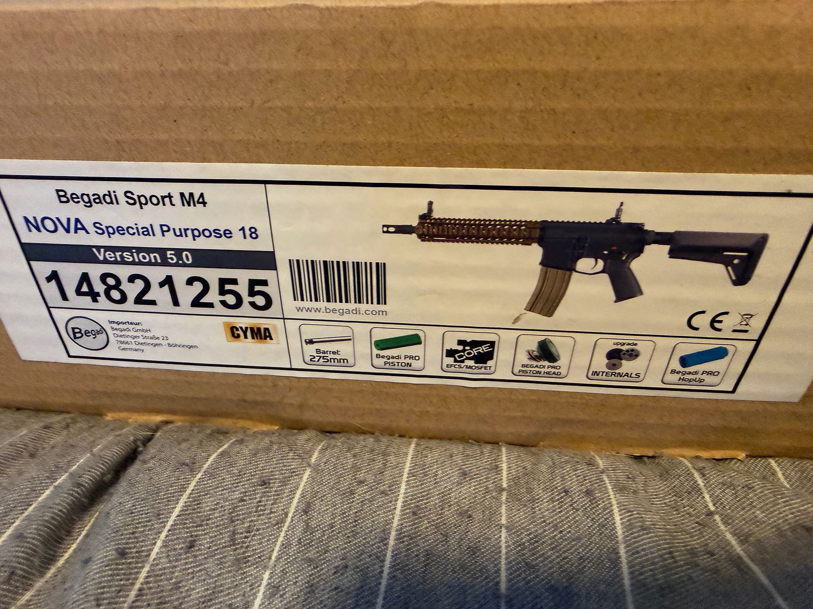 Nova Sport M4 Gen 5 von Begadi wie neu mit ZB