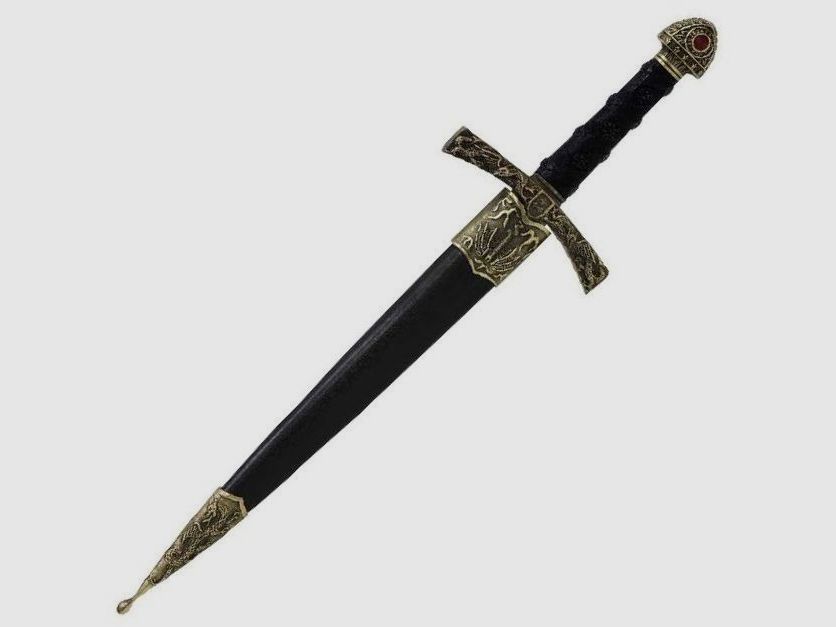 Daga de caballero Sigurd con vaina