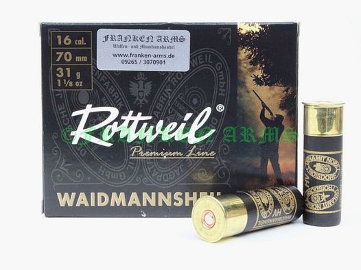 Rottweil Waidmannsheil HV 16/70 2,7mm 10Stück Staffelpreise