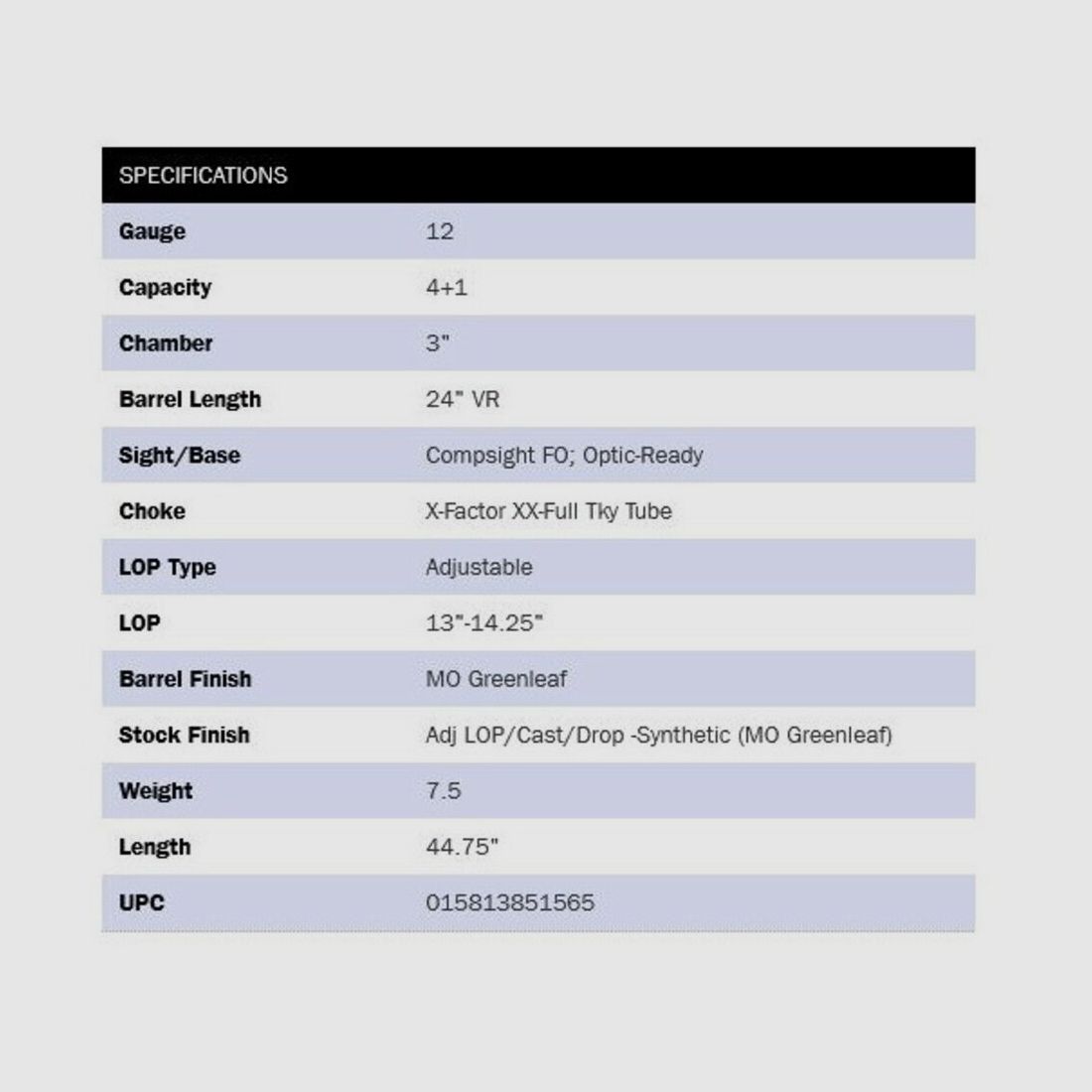 Mossberg 940 Pro Turkey 24" (24 inches) 12/76