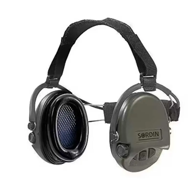 Sordin Supreme PRO Nackenbügel-Gehörschutz, Schaumstoffstöpsel, grün – SOR76302-S