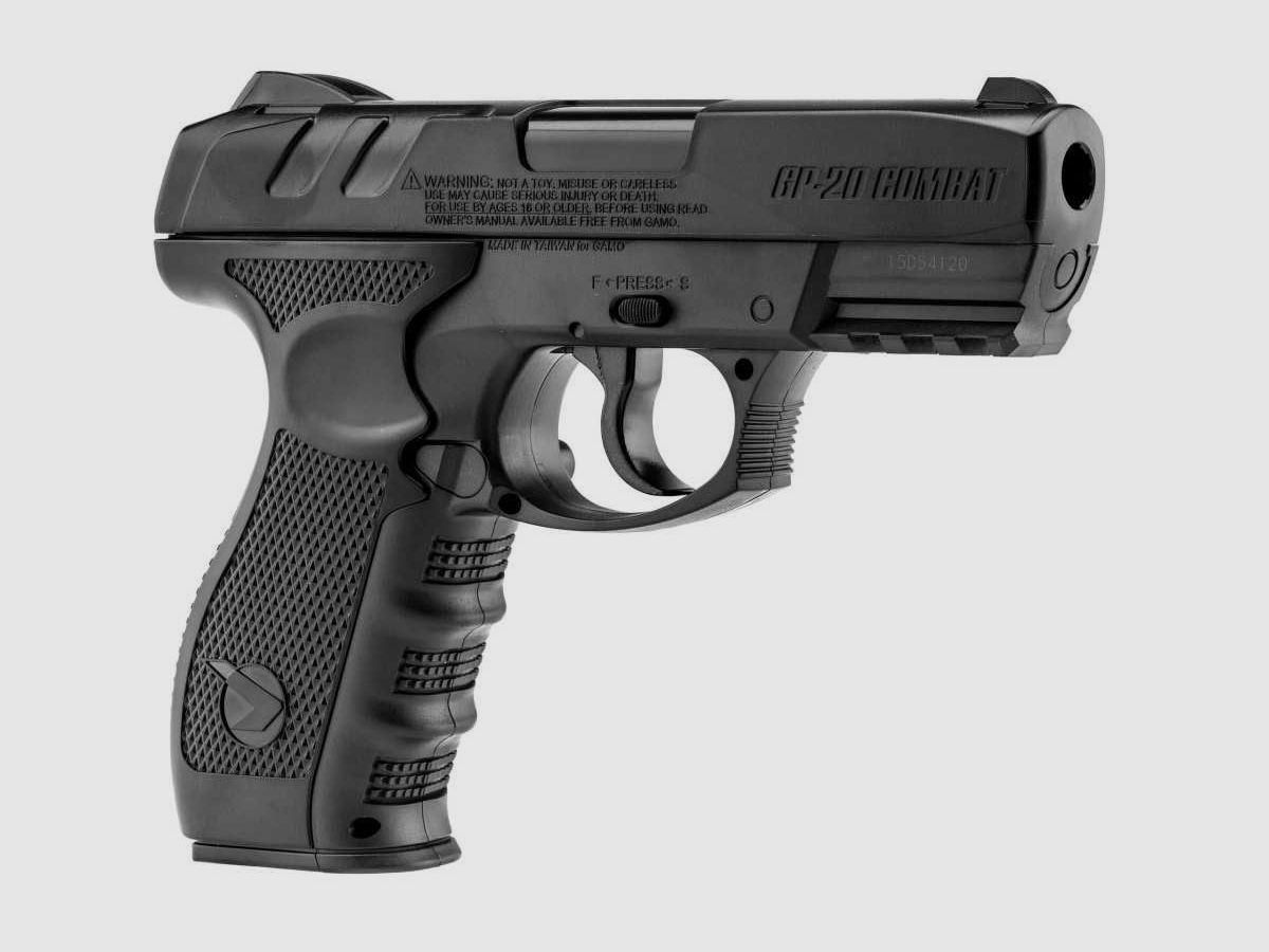 Pistola CO2 GAMO GP-20 COMBAT Cal. 4,5 mm - Pistola GP20 Combat cal. 4,5 mm, immagine 2 di 5