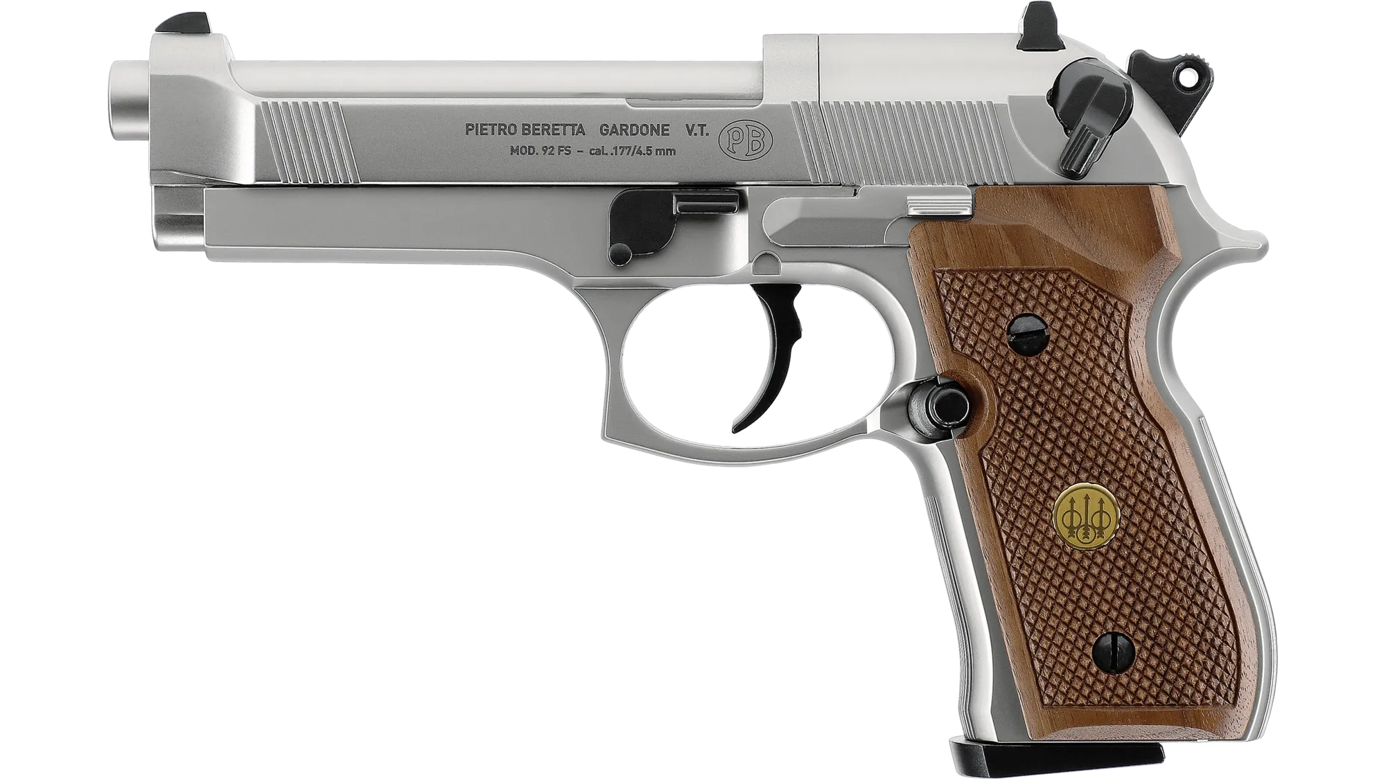 Beretta M92 FS Nickel/Holz