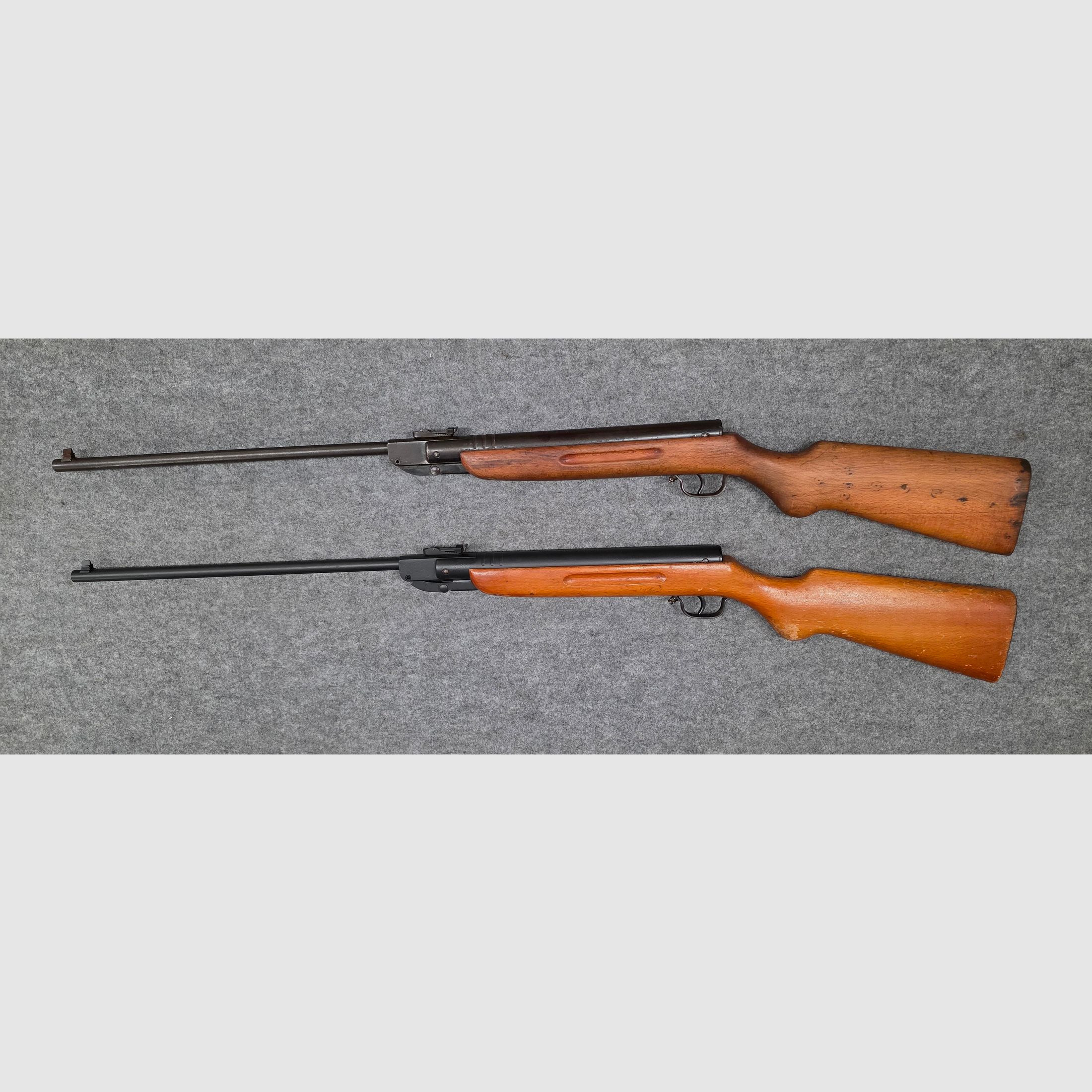 2 Stück im Konvolut zum Aufarbeiten Haenel Mod. III-284 III 284 Kal. 4,5mm Diabolo