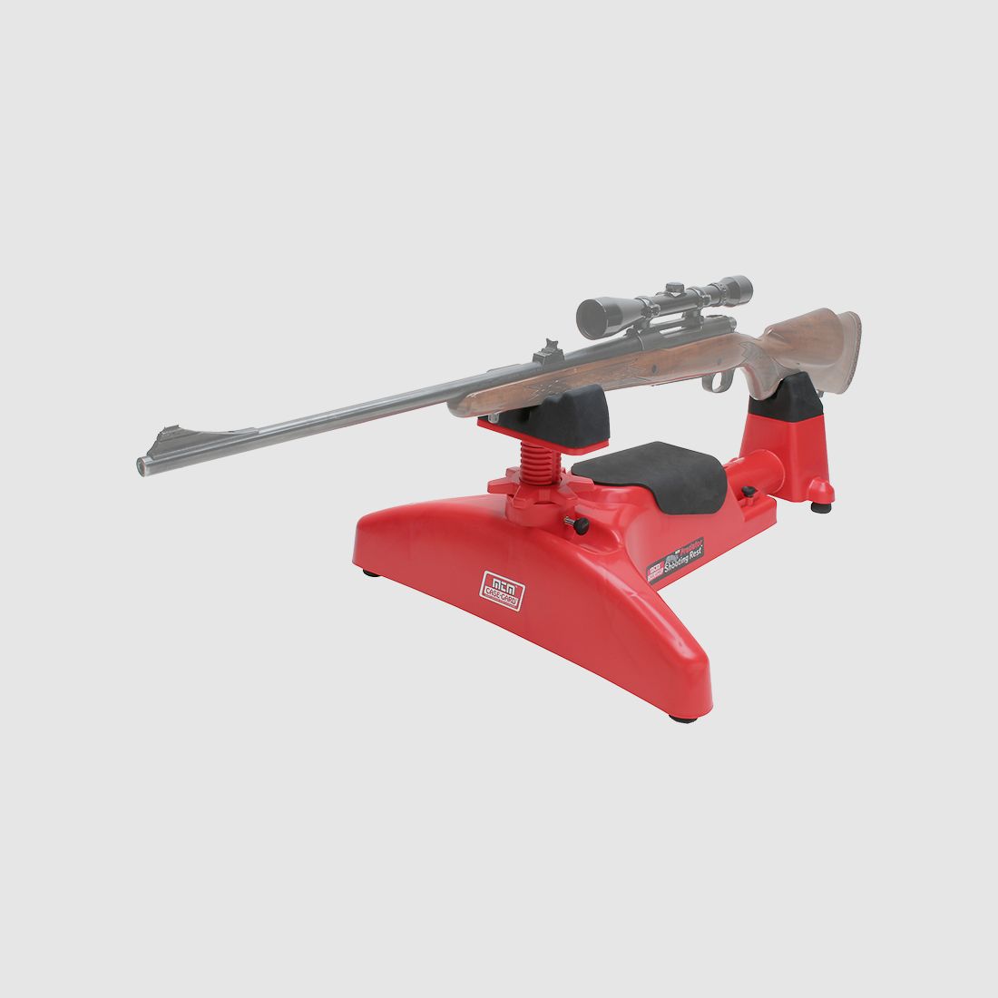 MTM Soporte de Tiro para Armas Cortas y Largas PSR30 Predator Rojo