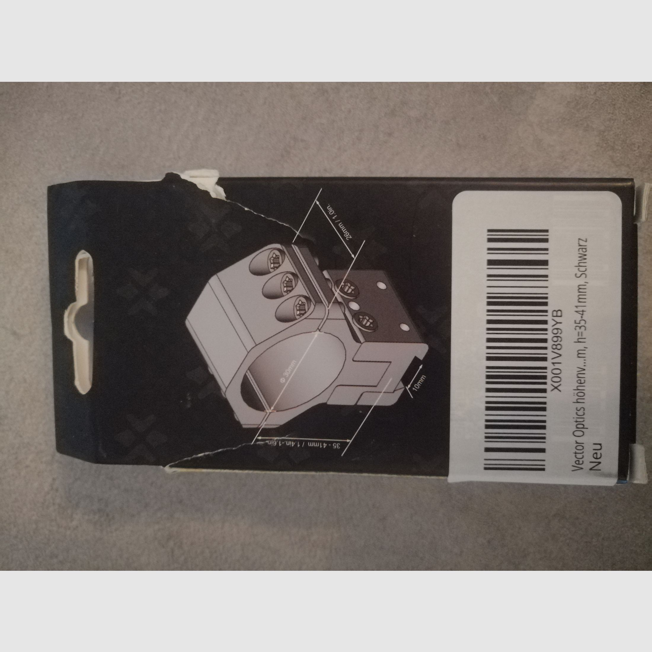 Victor Optics Veyron 3-12x44 Zielfernrohr mit verstellbaren Montagen