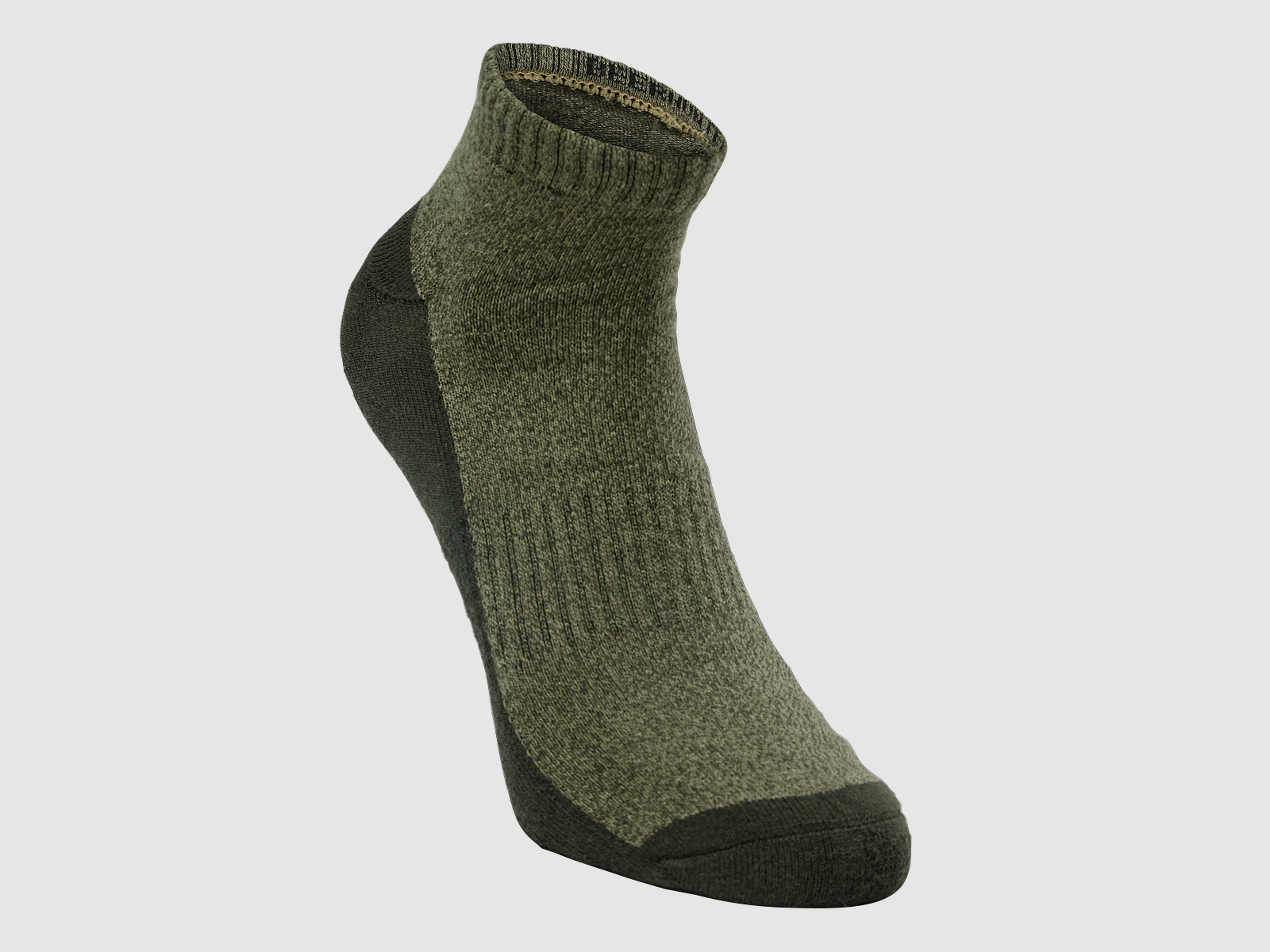 Hemp Mix Sneaker Socks - Green - Size: 40/43