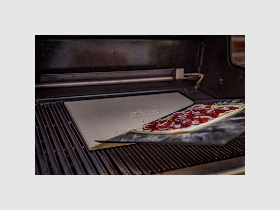 Grillfürst Pizzastein rechteckig 41 x 31 cm