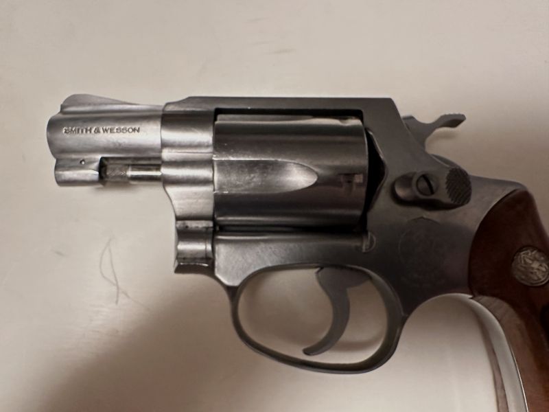 Smith & Wesson Mod. 36 Revolver .38Spez. Stainless Steel