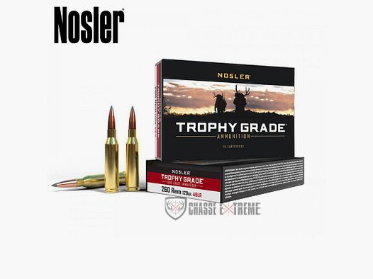 20 Cartouches NOSLER TGA Cal 260 Rem 129 gr ABLR