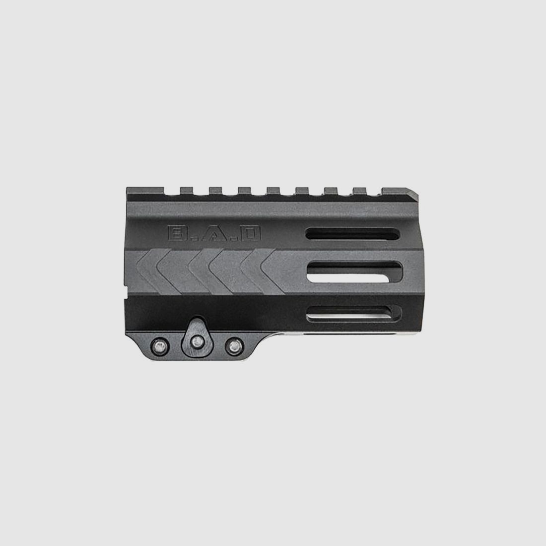 BATTLE ARMS DEVELOPMENT INC. AR-15 HANDGUARDS M-LOK BATTLE ARMS DEVELOPMENT INC. WORKHORSE 4 FREE FLOAT HANDGUARD ALUMINUM BLACK, image 1 of 2