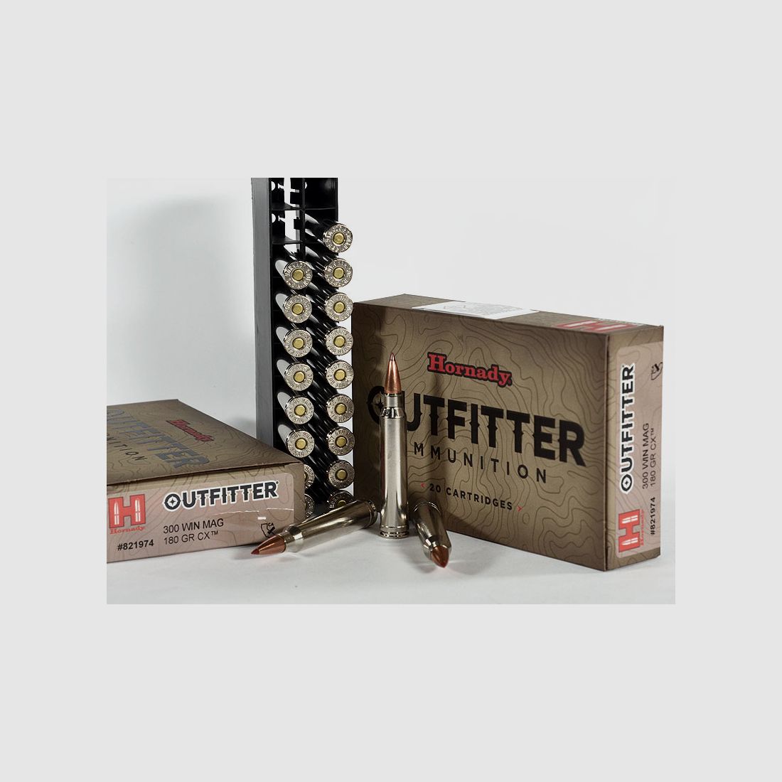 Hornady OUTFITTER CX .300 Winchester Magnum 180 grs 1 verpakking (20 schoten à 3,795 €*)
