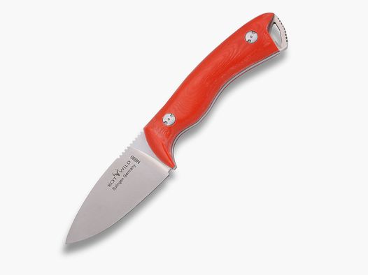 ROTWILD Hunting Knife "Milan" Micarta orange