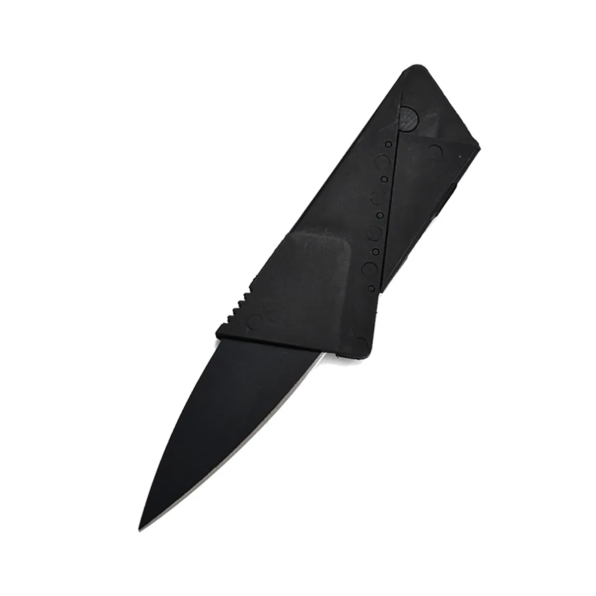Carta di sicurezza col coltello pieghevole con custodia in similpelle, immagine 2 di 6