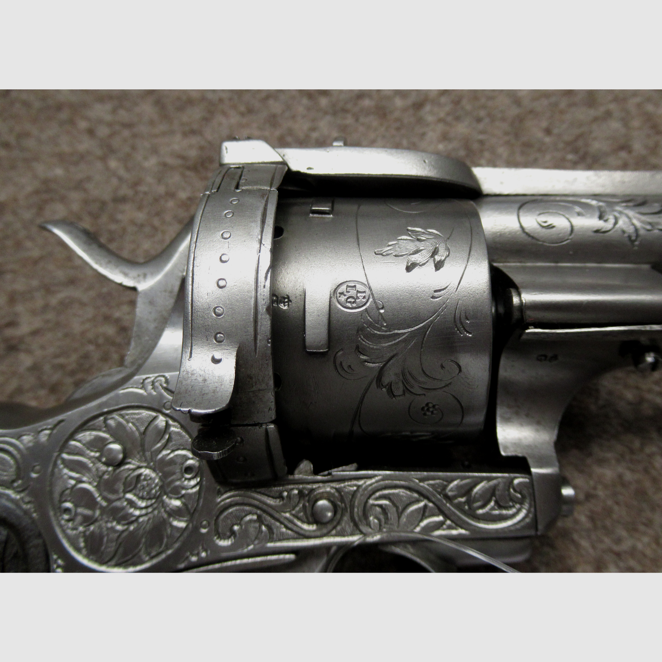 AB-161 revolver à broche belge artisanal cal. 12mm, image 3 sur 3