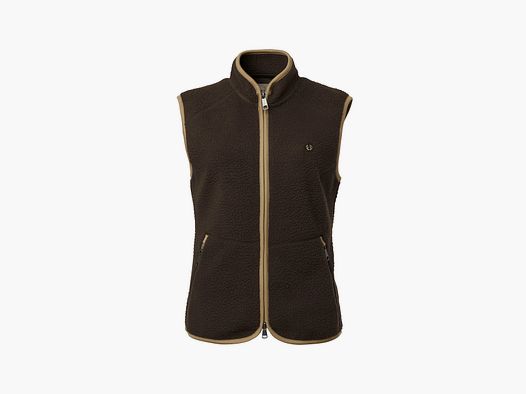 Gilet Chevalier Pax Light Pile Femme Cuir Marron 46W