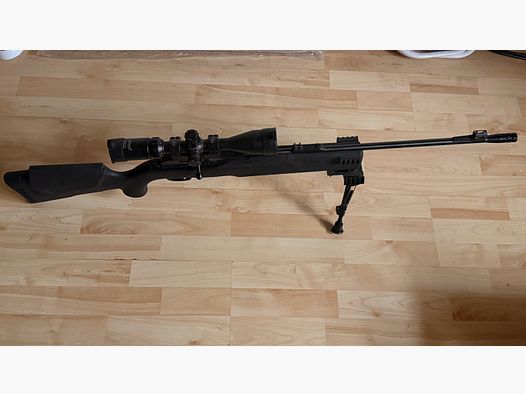 Umarex 850 M2 XT Kit 4.5 mm CO2 rifle (P18), Walther Sniper 3-9x44 scope + export valve (removed) + tuning kit