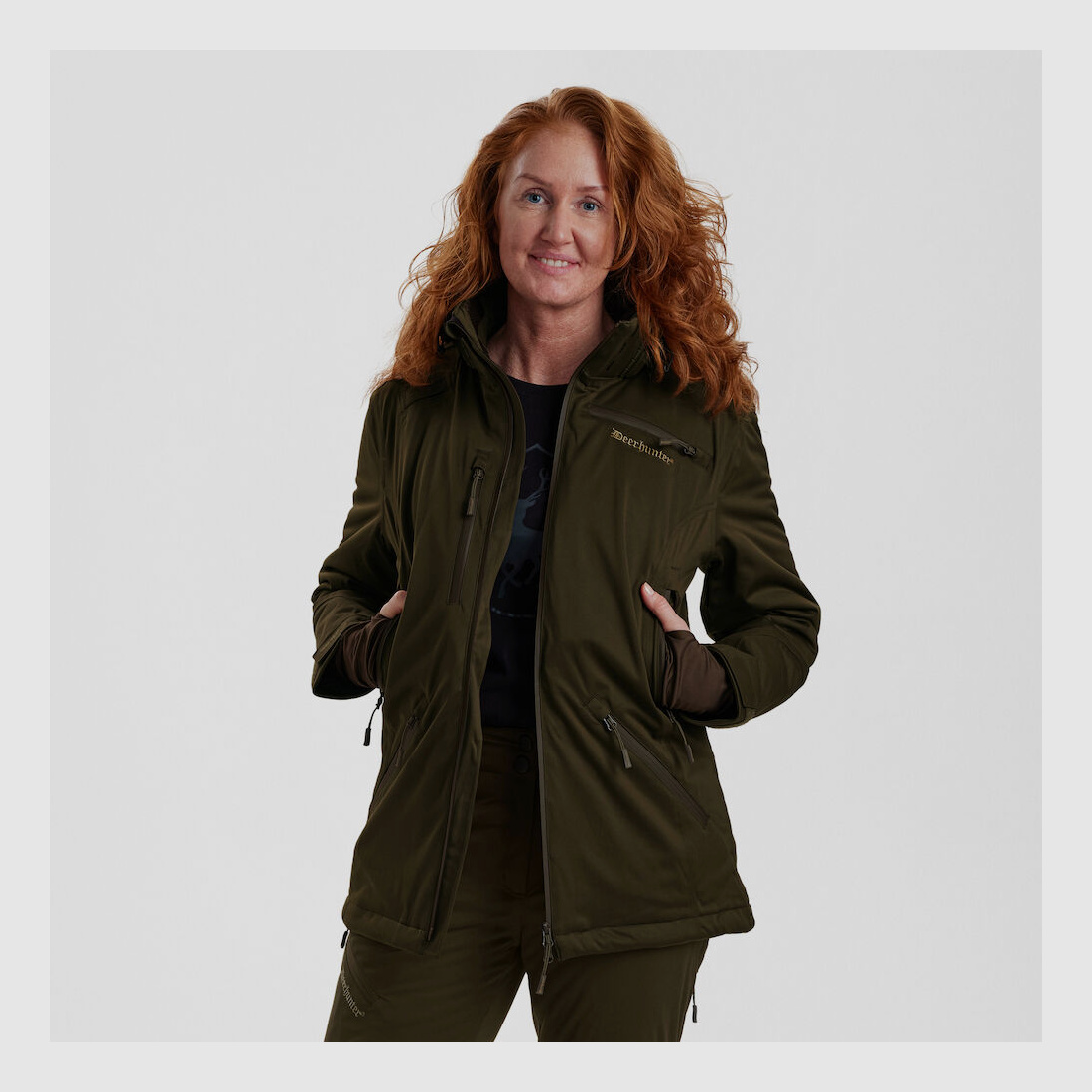 Excape Winter Jacke - Art Green – Kleidergröße Damen: 46