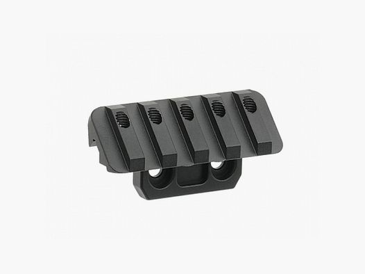 45-degree offset mounting rail for M-LOCK and Keymod systems