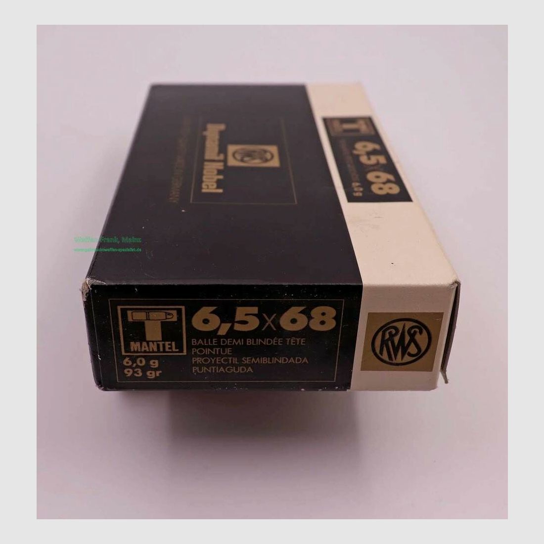 RWS (WZd.Fa.Rottweil) cartuchos de rifle 6,5x68