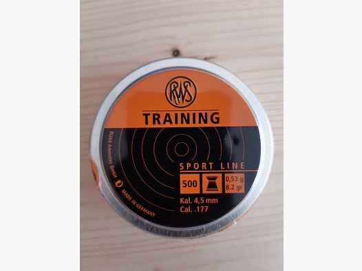 RWS Training  Diabolo Sport Line, 4,5mm, 3.500 Schuss