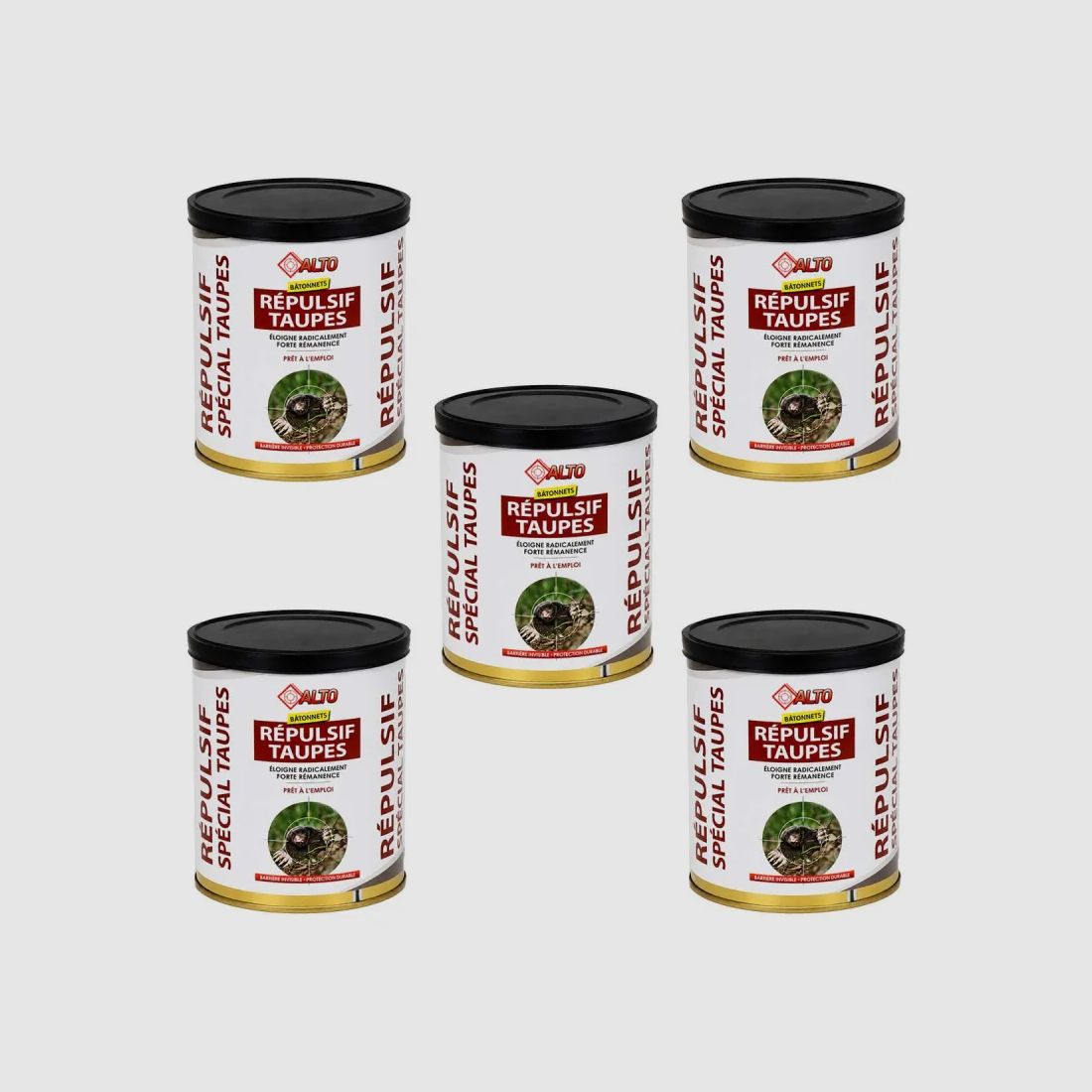 Maulwurfabwehrmittel Cibles Alto – 5 Schachteln mit 55 Stäbchen, Bild 1 von 5