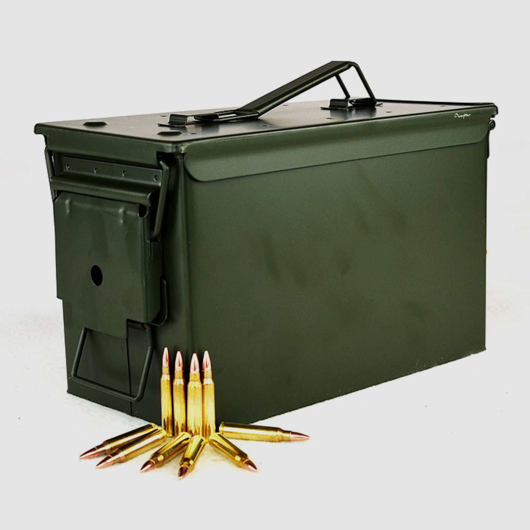 PPU Büchsenpatronen .223 Rem. 3,56g 55grs FMJ BT 1000 Stück lose in Military Kiste