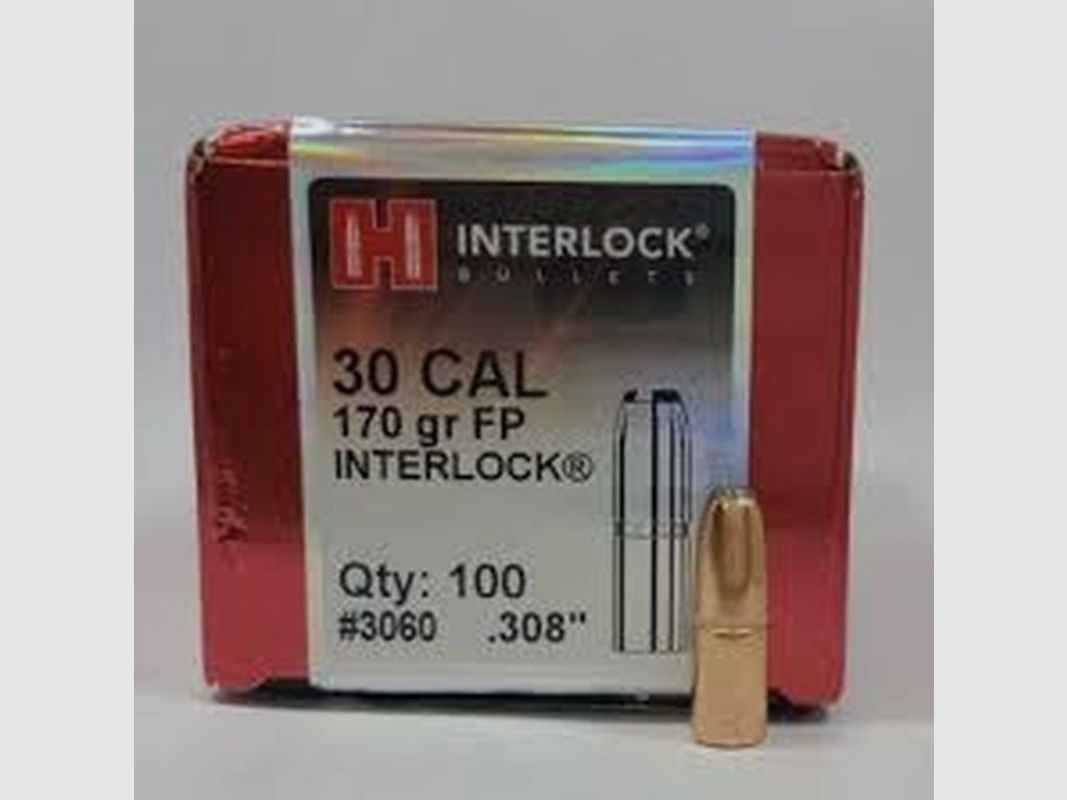 HORNADY Kogels .30 Kal FP 170 GR