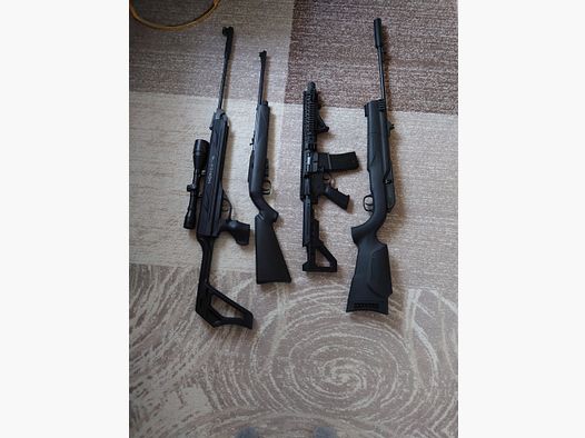 4 Waffen zu verkaufen 
