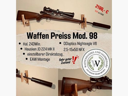 Waffen Preiss 243Win. Mod.98