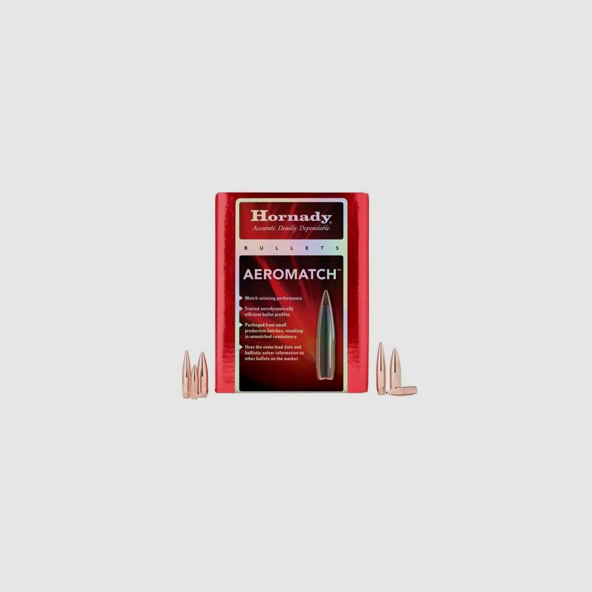 HORNADY Geschosse AERO MATCH 264" 140GR HHB 500 Stk, Bild 2 von 4