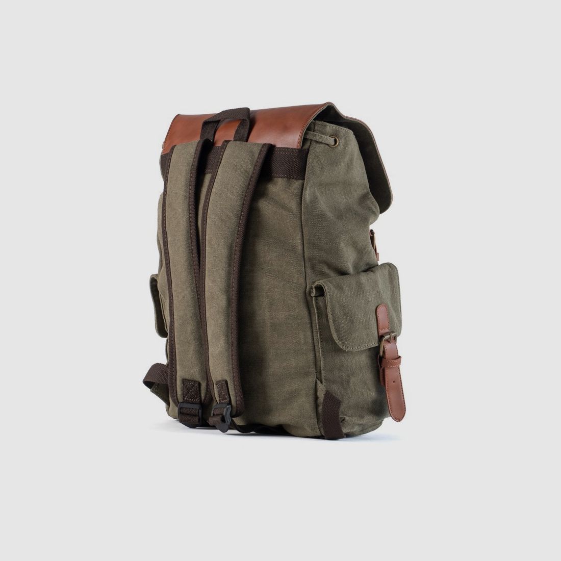 Mochila de Lona y Eco-Cuero 20L, imagen 4 de 5