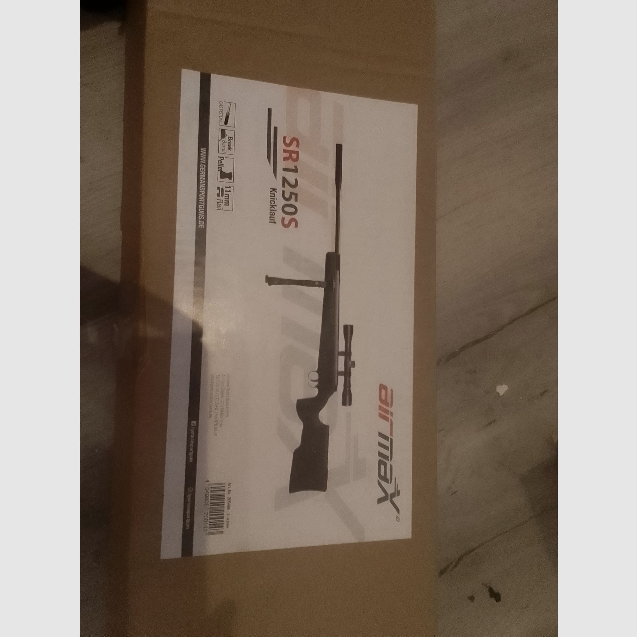 Airmax er 1250s knikloop luchtgeweer