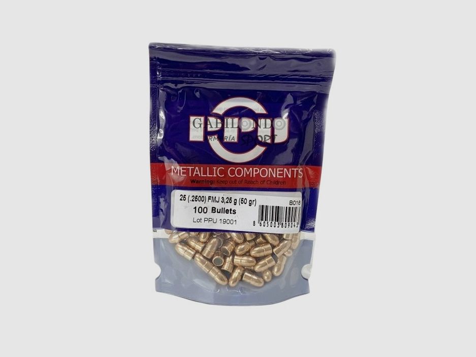 PPU Geschosse Kal. .25 FMJ 50 gr