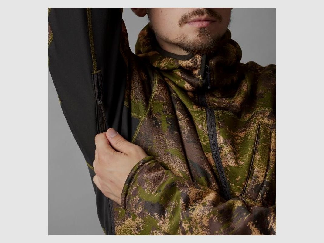 Härkila Herren Fleecehoodie Deer Stalker Camo