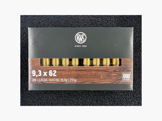 RWS Uni Classic 9,3x62 293 grains