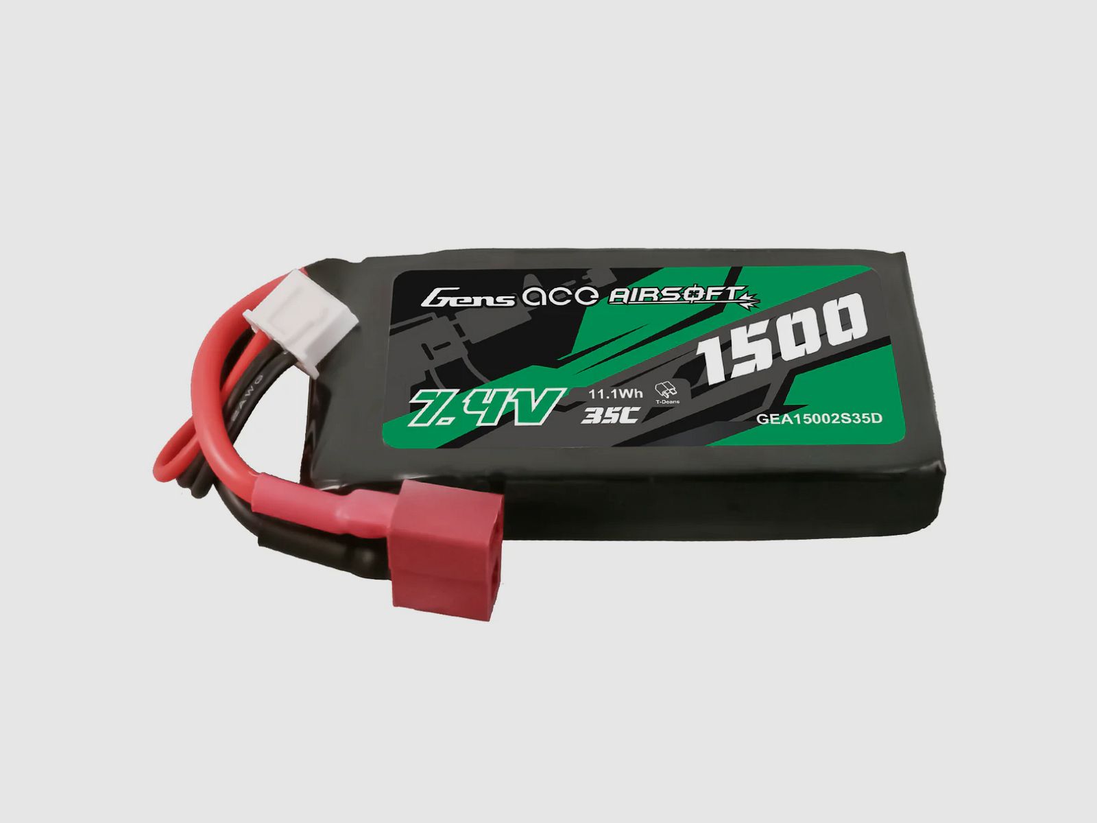 Gens Ace 35C 1500mAh 2S1P 7.4V Peq Type mit T-Stecker