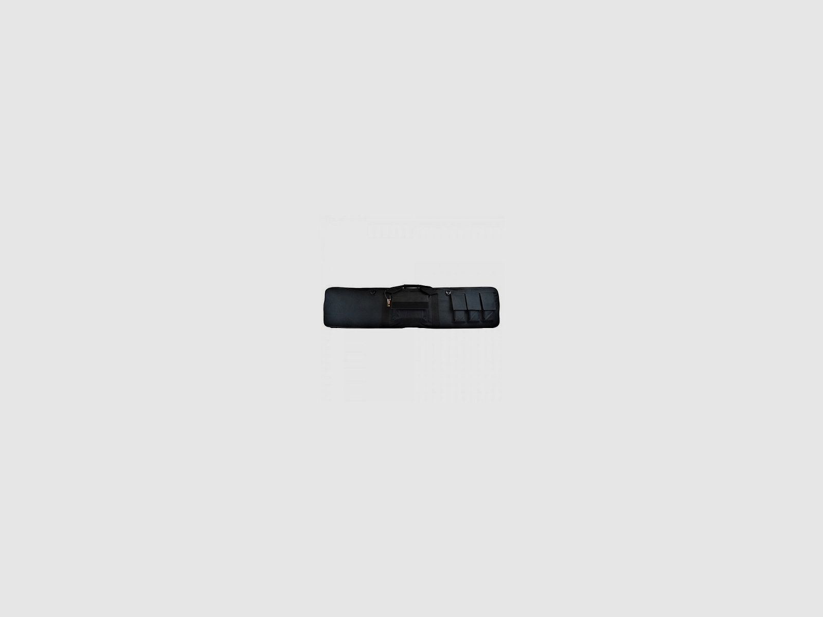 JS TACTICAL TASCHENROYAL AUS GEPOLSTERTEM NYLON SCHWARZ 130cm MIT TASCHE FÜR BÜCHSE