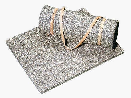 Seat cushion with leather strap