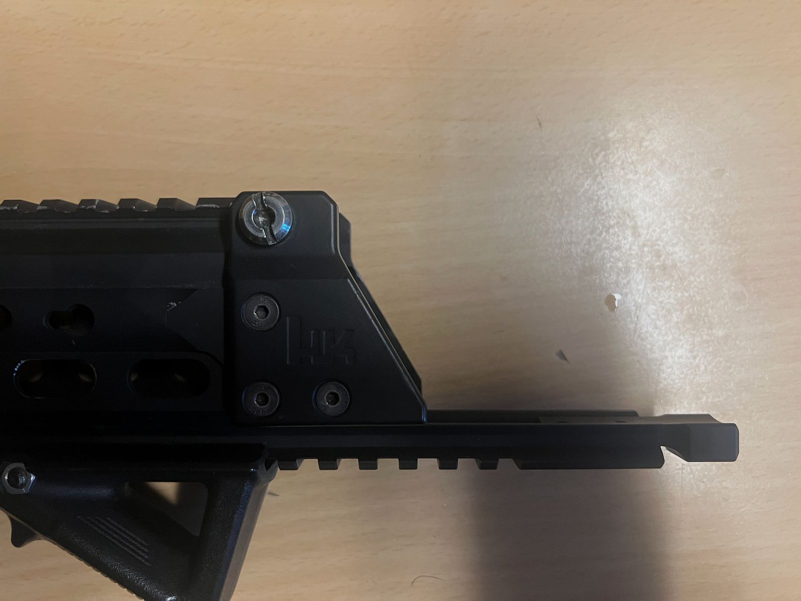 H&K G36 A4 / HK243 S TAR - Original Aluminium Picatinny garde-main + MagPul AFG-2