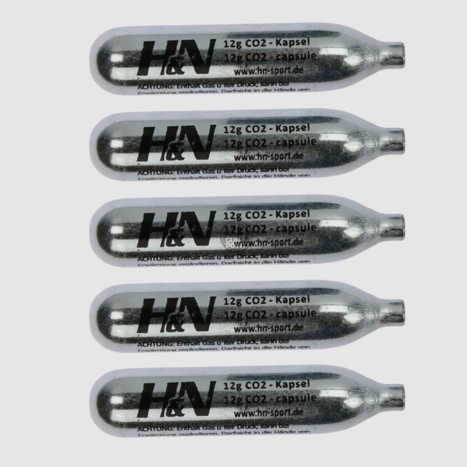 H&N CO2 Kapsel 12g Einzel (5 Stck)