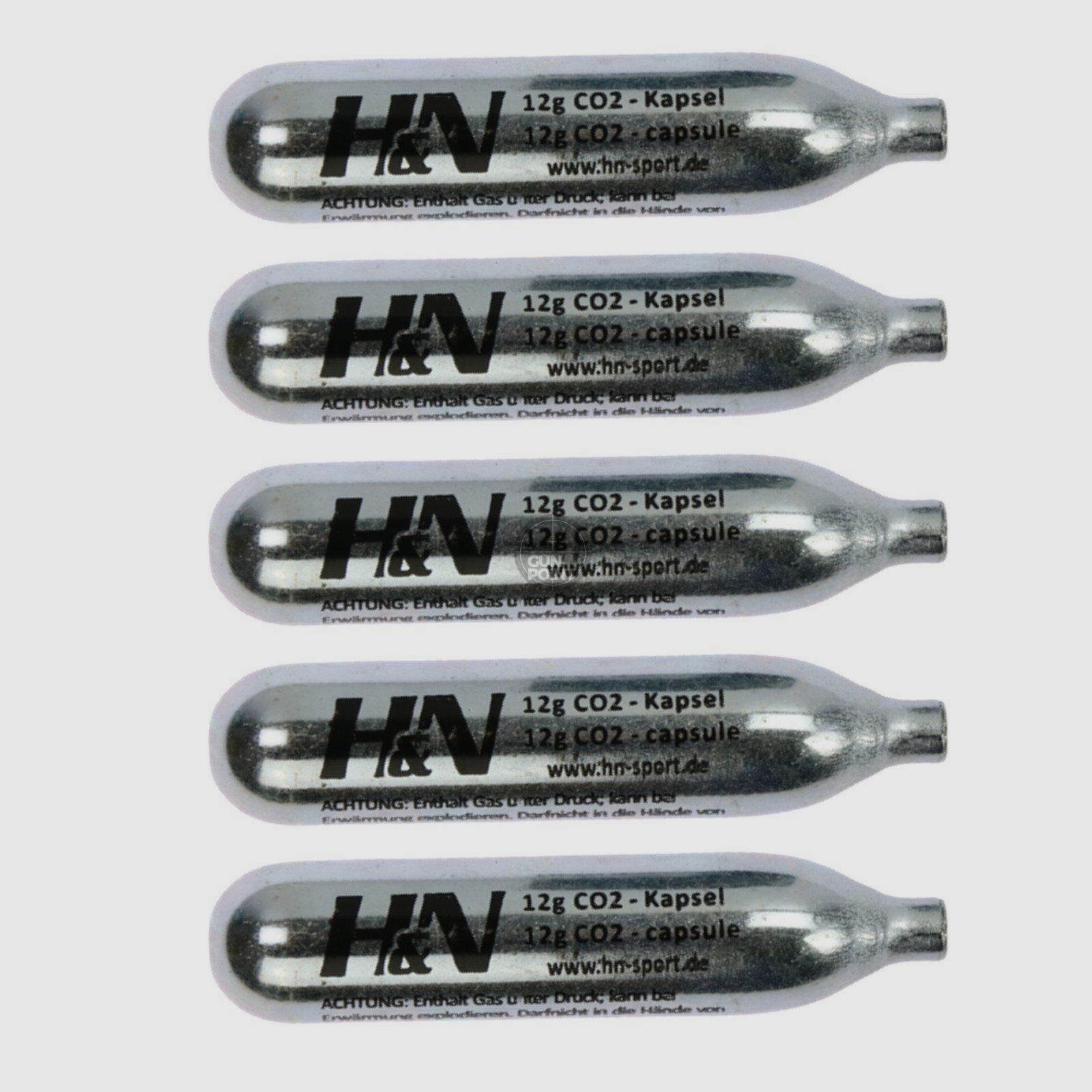 H&N CO2 Kapsel 12g Einzel (5 Stck)