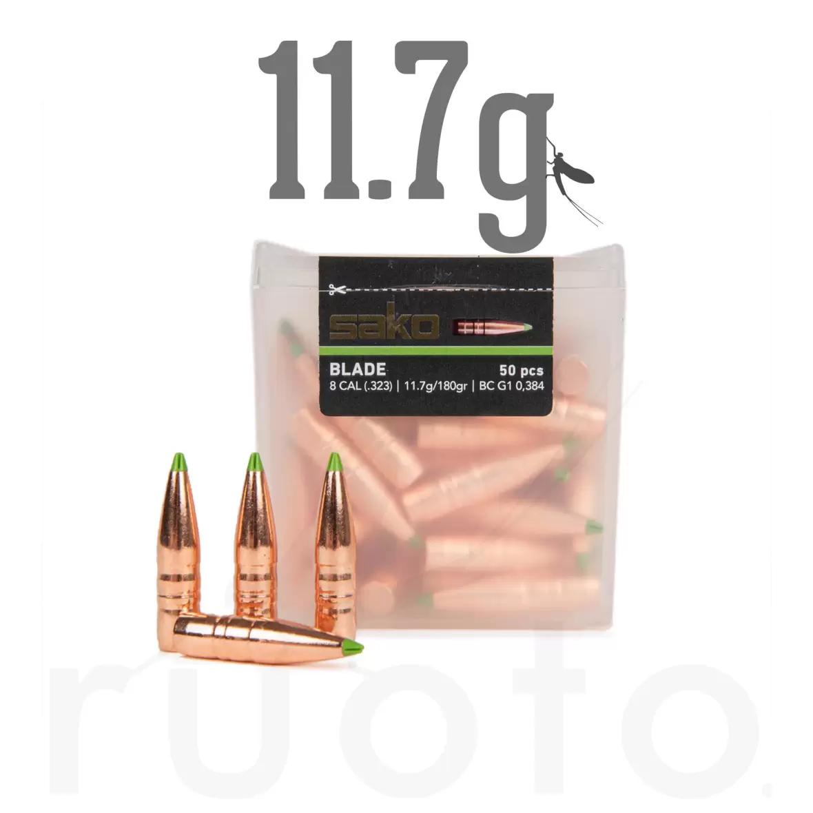8 mm. Sako Powerhead Blade 11,7 g./180Gr.